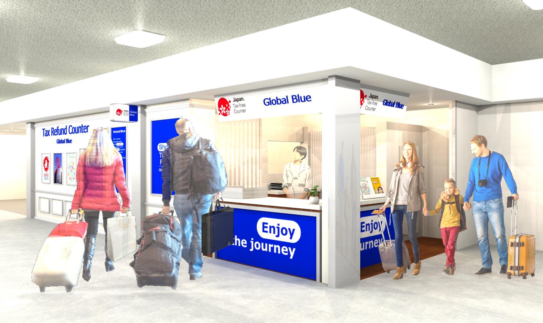 HEP FIVE TAX-FREE COUNTER 개설!